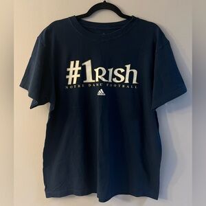Adidas Men's Navy Blue #1 Irish T-Shirt